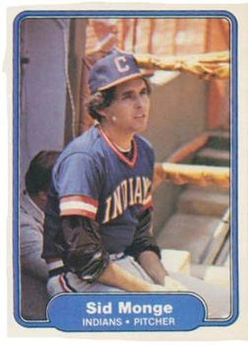#375 Sid Monge - Cleveland Indians - 1982 Fleer Baseball