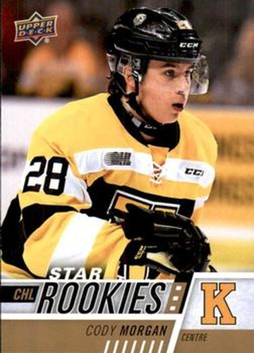 #375 Cody Morgan - Kingston Frontenacs - 2017-18 Upper Deck CHL Hockey