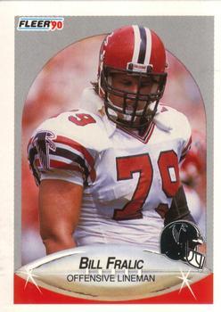 #375 Bill Fralic - Atlanta Falcons - 1990 Fleer Football