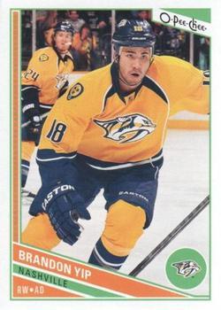 #375 Brandon Yip - Nashville Predators - 2013-14 O-Pee-Chee Hockey