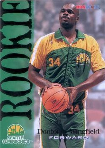 #375 Dontonio Wingfield - Seattle SuperSonics - 1994-95 Hoops Basketball