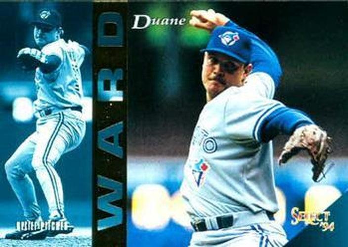 #375 Duane Ward - Toronto Blue Jays - 1994 Select Baseball