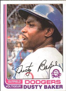 #375 Dusty Baker - Los Angeles Dodgers - 1982 O-Pee-Chee Baseball
