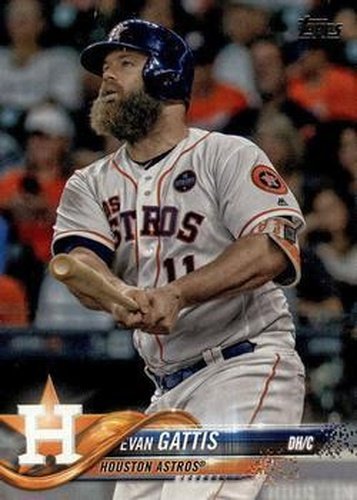 #375 Evan Gattis - Houston Astros - 2018 Topps Baseball