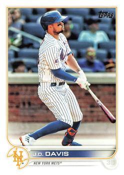 #375 J.D. Davis - New York Mets - 2022 Topps Baseball