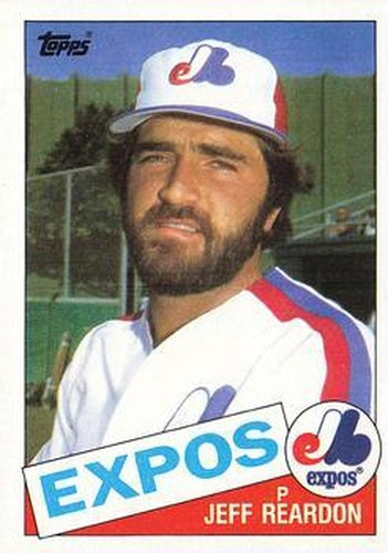 #375 Jeff Reardon - Montreal Expos - 1985 Topps Baseball