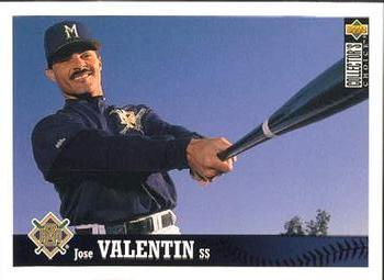 #375 Jose Valentin - Milwaukee Brewers - 1997 Collector's Choice Baseball