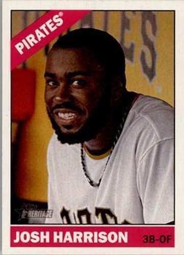 #375 Josh Harrison - Pittsburgh Pirates - 2015 Topps Heritage Baseball