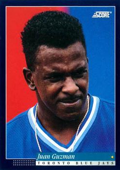 #375 Juan Guzman - Toronto Blue Jays -1994 Score Baseball