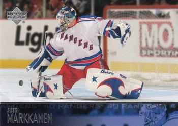 #375 Jussi Markkanen - New York Rangers - 2003-04 Upper Deck Hockey