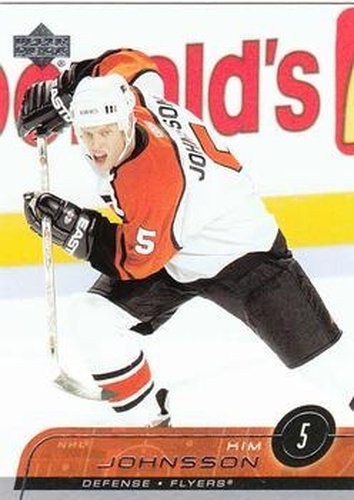#375 Kim Johnsson - Philadelphia Flyers - 2002-03 Upper Deck Hockey