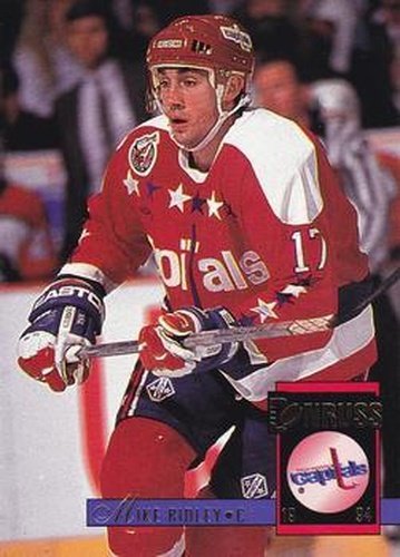 #375 Mike Ridley - Washington Capitals - 1993-94 Donruss Hockey