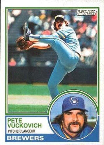 #375 Pete Vuckovich - Milwaukee Brewers - 1983 O-Pee-Chee Baseball