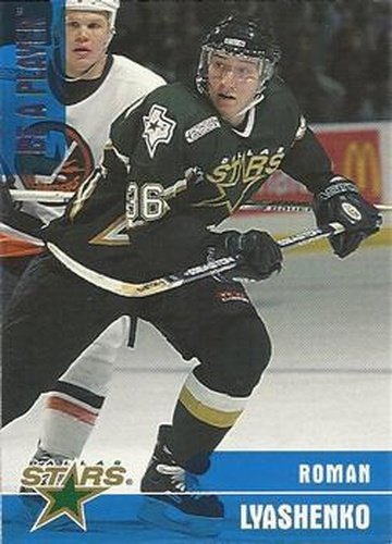 #375 Roman Lyashenko - Dallas Stars - 1999-00 Be a Player Memorabilia Hockey
