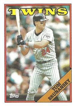 #375 Tom Brunansky - Minnesota Twins - 1988 Topps Baseball