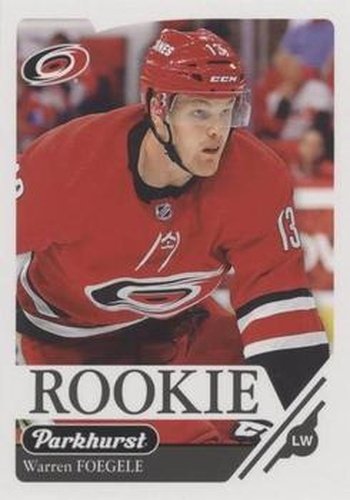 #375 Warren Foegele - Carolina Hurricanes - 2018-19 Parkhurst Hockey