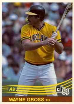 #375 Wayne Gross - Oakland Athletics - 1984 Donruss Baseball