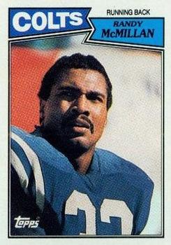 #375 Randy McMillan - Indianapolis Colts - 1987 Topps Football