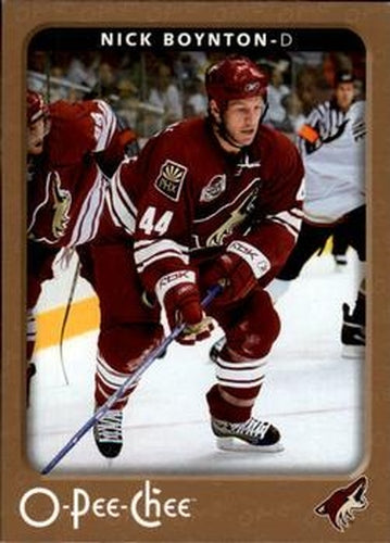 #375 Nick Boynton - Phoenix Coyotes - 2006-07 O-Pee-Chee Hockey