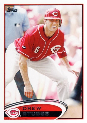 #375 Drew Stubbs - Cincinnati Reds - 2012 Topps Baseball