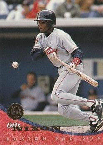 #375 Otis Nixon - Boston Red Sox - 1994 Leaf Baseball