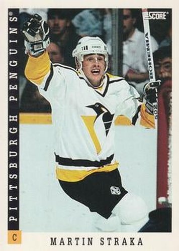 #375 Martin Straka - Pittsburgh Penguins - 1993-94 Score Canadian Hockey