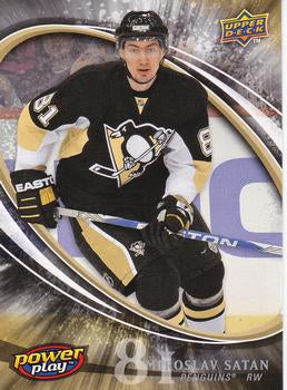 #375 Miroslav Satan - Pittsburgh Penguins - 2008-09 Upper Deck Power Play Box Set Hockey