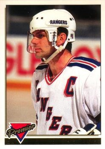 #375 Mike Gartner - New York Rangers - 1993-94 O-Pee-Chee Premier Hockey - Gold