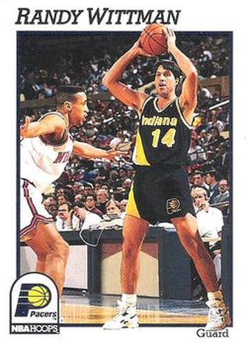 #375 Randy Wittman - Indiana Pacers - 1991-92 Hoops Basketball