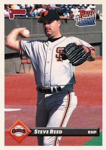 #375 Steve Reed - San Francisco Giants - 1993 Donruss Baseball