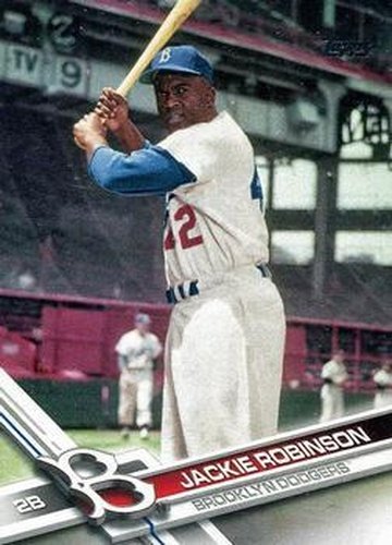 #375b Jackie Robinson - Brooklyn Dodgers - 2017 Topps Baseball