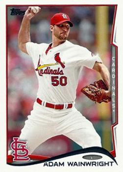 #375e Adam Wainwright - St. Louis Cardinals - 2014 Topps Baseball
