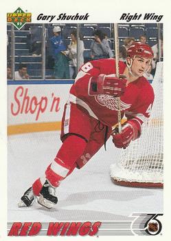 #376 Gary Shuchuk - Detroit Red Wings - 1991-92 Upper Deck Hockey