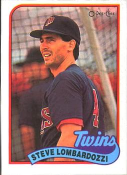 #376 Steve Lombardozzi - Minnesota Twins - 1989 O-Pee-Chee Baseball