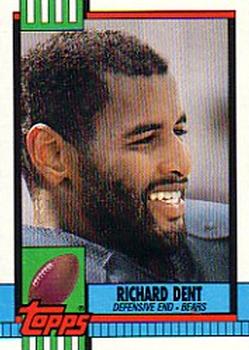 #376 Richard Dent - Chicago Bears - 1990 Topps Football