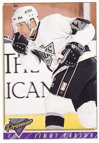 #376 Jimmy Carson - Los Angeles Kings - 1993-94 Topps Premier Hockey
