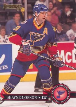 #376 Shayne Corson - St. Louis Blues - 1995-96 Donruss Hockey