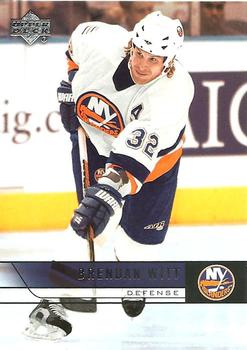 #376 Brendan Witt - New York Islanders - 2006-07 Upper Deck Hockey