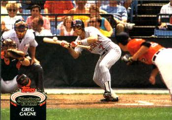 #376 Greg Gagne - Minnesota Twins - 1992 Stadium Club Baseball