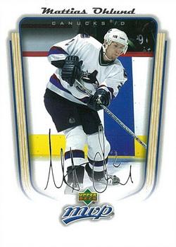 #376 Mattias Ohlund - Vancouver Canucks - 2005-06 Upper Deck MVP Hockey