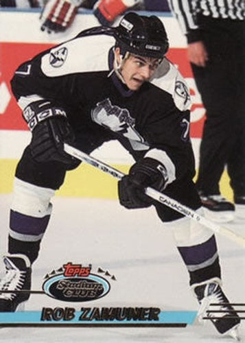 #376 Rob Zamuner - Tampa Bay Lightning - 1993-94 Stadium Club Hockey