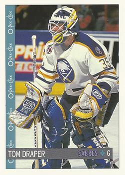 #376 Tom Draper - Buffalo Sabres - 1992-93 O-Pee-Chee Hockey