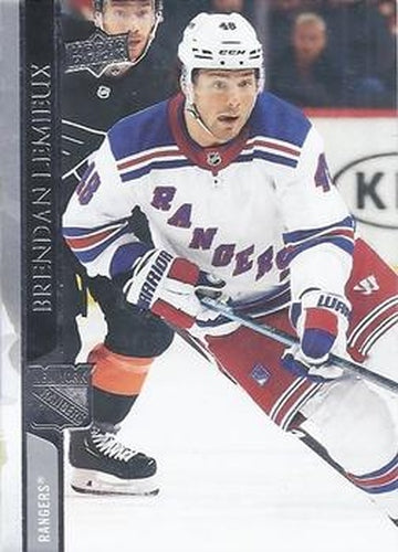 #376 Brendan Lemieux - New York Rangers - 2020-21 Upper Deck Hockey