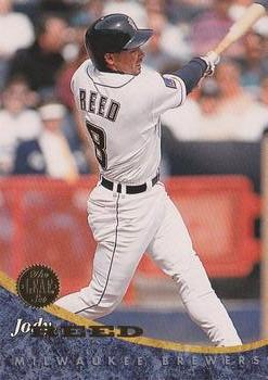 #376 Jody Reed - Milwaukee Brewers - 1994 Leaf Baseball