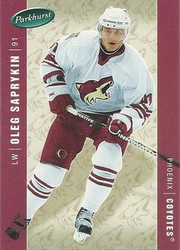 #376 Oleg Saprykin - Phoenix Coyotes - 2005-06 Parkhurst Hockey