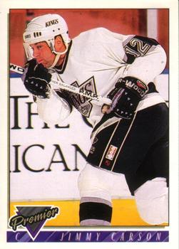 #376 Jimmy Carson - Los Angeles Kings - 1993-94 O-Pee-Chee Premier Hockey