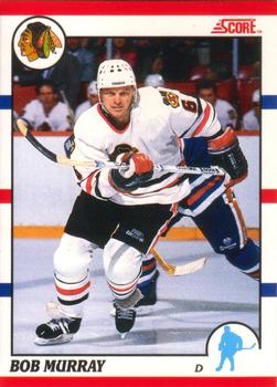 #376 Bob Murray - Chicago Blackhawks - 1990-91 Score Canadian Hockey