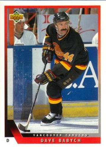 #376 Dave Babych - Vancouver Canucks - 1993-94 Upper Deck Hockey
