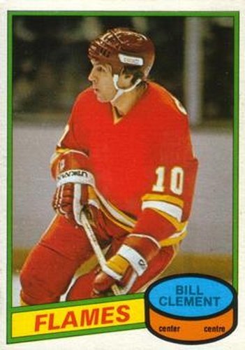 #376 Bill Clement - Calgary Flames - 1980-81 O-Pee-Chee Hockey