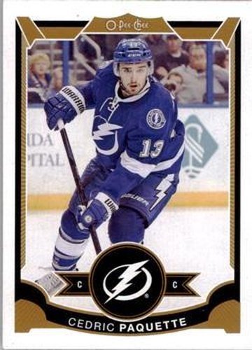 #376 Cedric Paquette - Tampa Bay Lightning - 2015-16 O-Pee-Chee Hockey